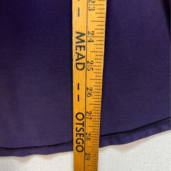 Roz & Ali Womens Long Sleeve T-Shirt Size 3X Purple V-Neck Stretch Casual Top - Picture 4 of 9